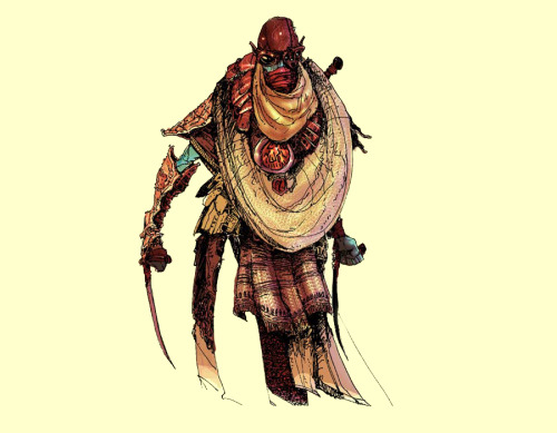 uesp:Concept art for Morrowind, side by side with the end results and Dragonborn appearances.A silt 