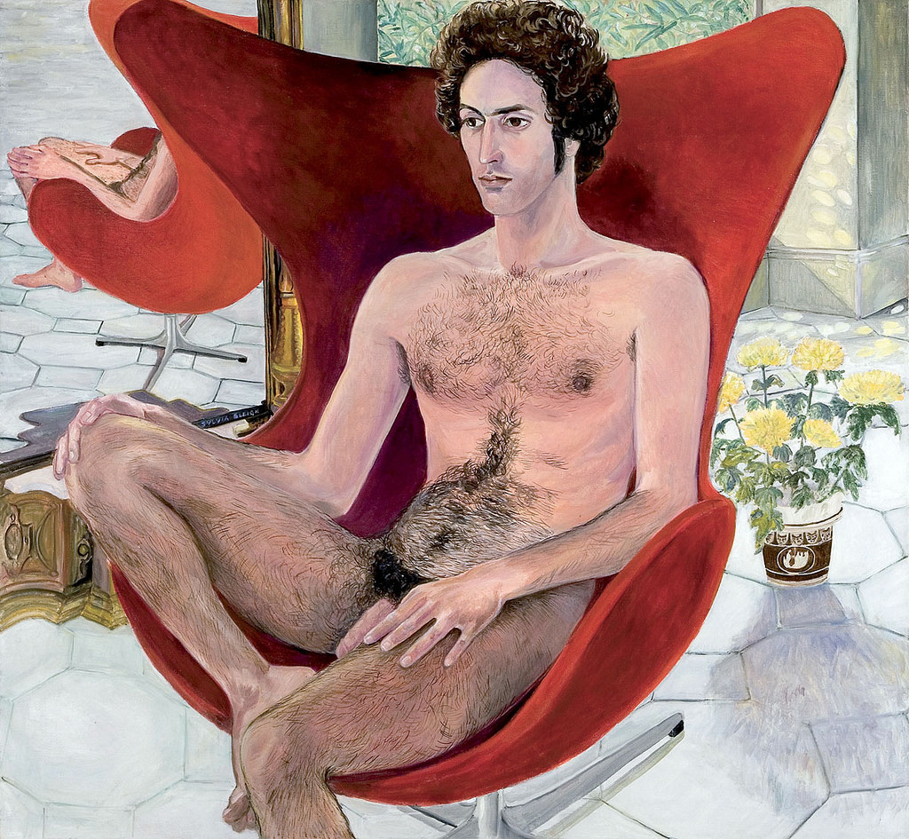 art-mirrors-art:Sylvia Sleigh - Paul Rosano in Jacobson Chair (1971)