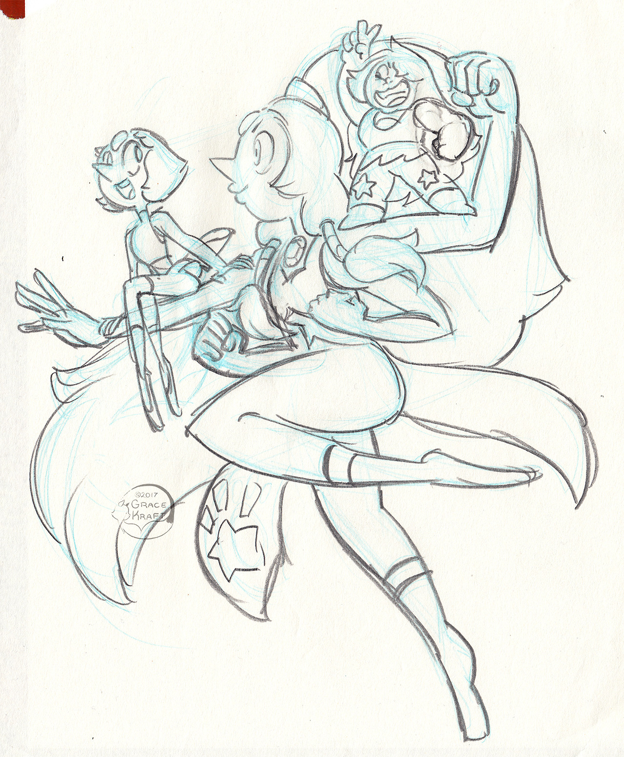gracekraft:  A watercolor painting I did for last Saturday’s Steven Universe 1