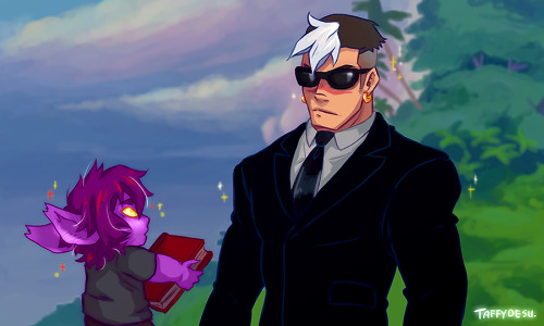 taffydesu:  1.5 seconds later baby galra keith threw the book at this handsome agent~ Voltron Lilo and Stitch AU! 