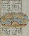 A world map from “Kitab-ı Bahriye”, written by Piri Reis in the 16th century as a gift to Ottoman Sultan Süleyman.