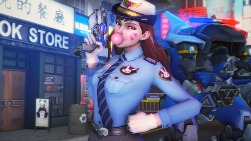ask-spectrum: ask-spectrum: Officer D.va reporting in. Reblogged for people who missed it 