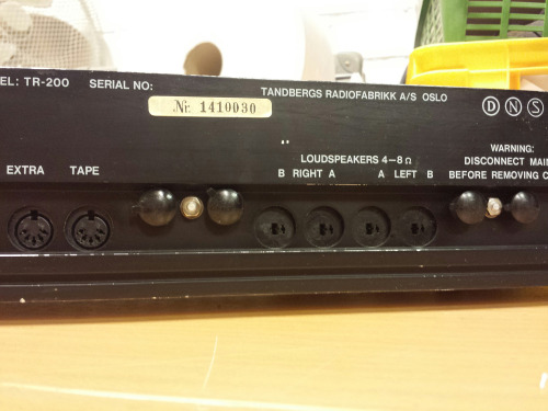 Tandberg TR-200 FM Stereo Receiver, 1971