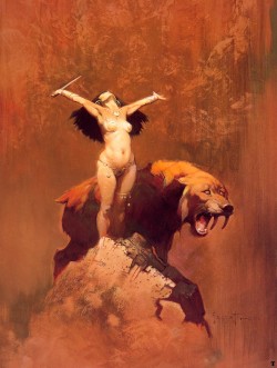 Sungoddess by Frank Frazetta