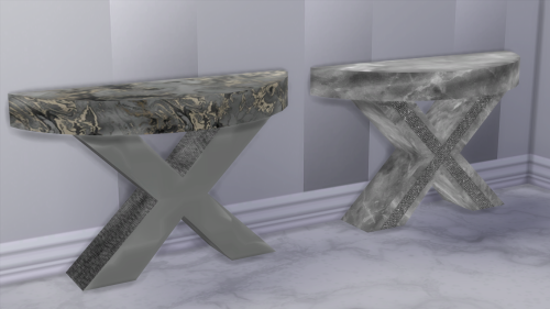 platinumluxesims: LUXURY MARBLE X TABLE Brand new &amp; Original mesh. Comes in 9 swatches 