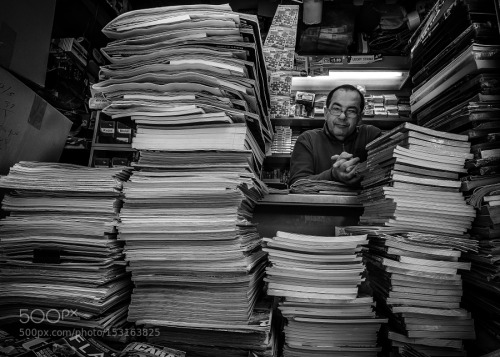 Behind Books and Magazines by lmvasconcelos See the artist&rsquo;s work at 500px.com/phot