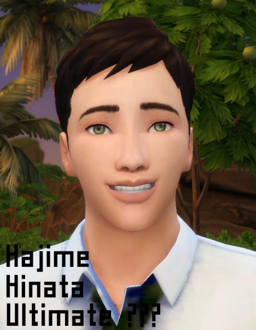 Hajime Hinata or off-brand John Mulaney? You decide.Yes, I realize the boys look pretty bad (Nagito,