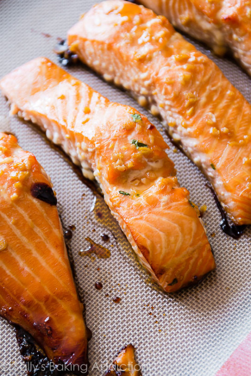foodffs:Garlic Honey Ginger Glazed Salmon with BroccoliReally nice recipes. Every hour.Show me what 