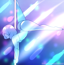 lilithn: Pole Dancing Blue Pearl [Patreon]