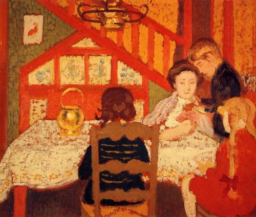 artist-lemmen: Family Gathering in Saint Idesbald, Georges Lemmen