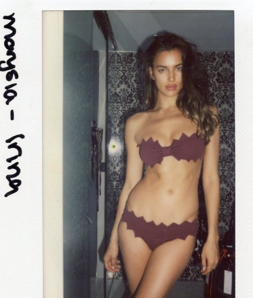 Porn Pics voristrip: TBT | Irina Shayk Poses in Swimsuits