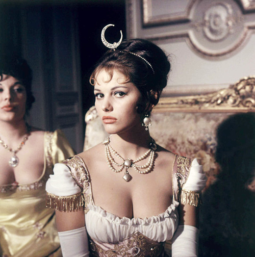 lesbianfranksinatra:Claudia Cardinale on the set of Austerlitz (1960)