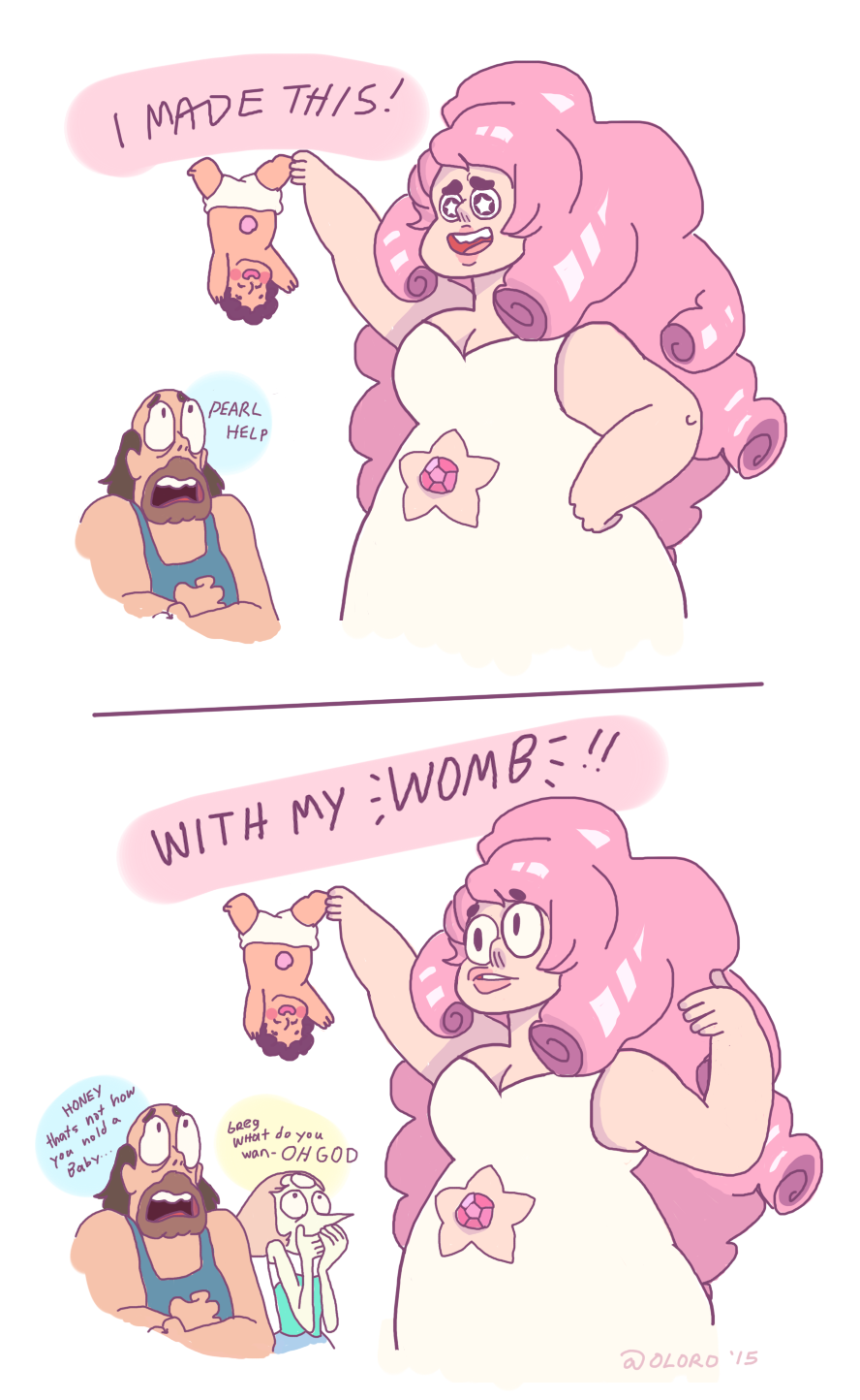 oloro:steven universe au where rose is alive and the whole show is about the gems