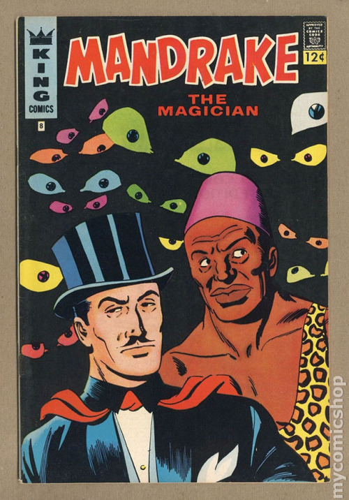 Mandrake the Magician and his best friend and  crimefighting companion Lothar.The syndicated newspap