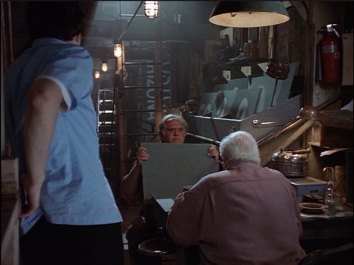 Charles Durning as Scorekeeper Victor in &ldquo;Bleacher Bums&rdquo; (2001).