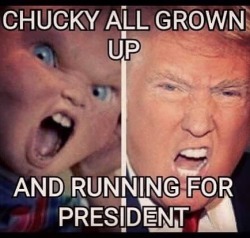 #Lol #dead #goodMorning #chucky #trump #twins #donaldTrump #president 😂 by missmeena1