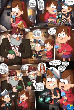 superhuman1992:  Sorry, mlpclopblog, but this seems to be the only Gravity Falls comic in existence at this time, which is really weird when you think about it. To make it up to you, I also included all of the Gravity Falls work this artist (TheRealShadma