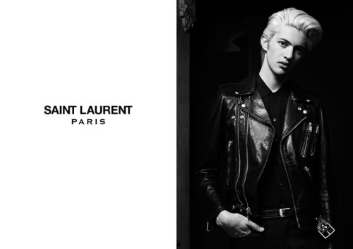 Saint Laurent. Ad campaign SS14Creative Director: Hedi SlimanePhotos: Hedi SlimaneModels:  Nathan We