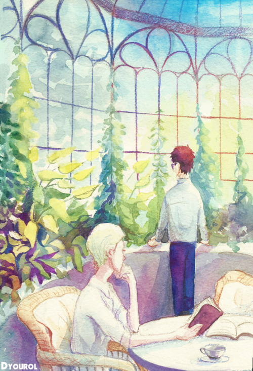 convallarias-art: in a greenhouse