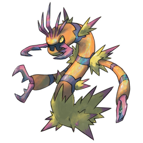 go-lurk: Euphanize Scissor Jaw PokémonType: Electric/PoisonHeight: 13'01&quot;Weight: 357