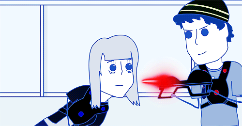  She was like “I love you” and I said “I love you too.” And then I shot her in the head and walked away. I needed more points!  (x)    