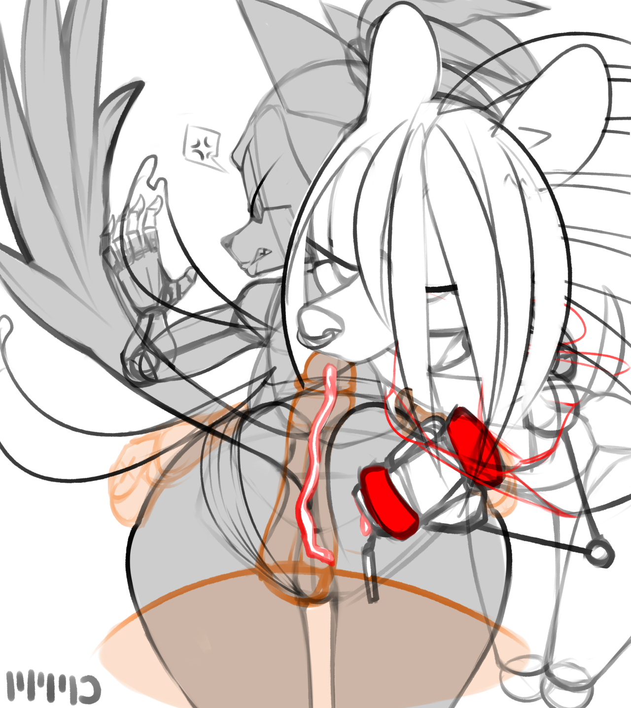 marthedog:    Posting some old sketches that will probably be finished later. Some