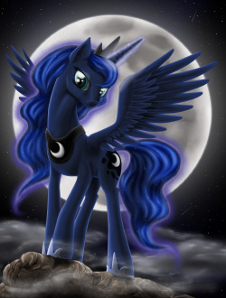 epicbroniestime:  The Moonlight by ~Mekamaned 