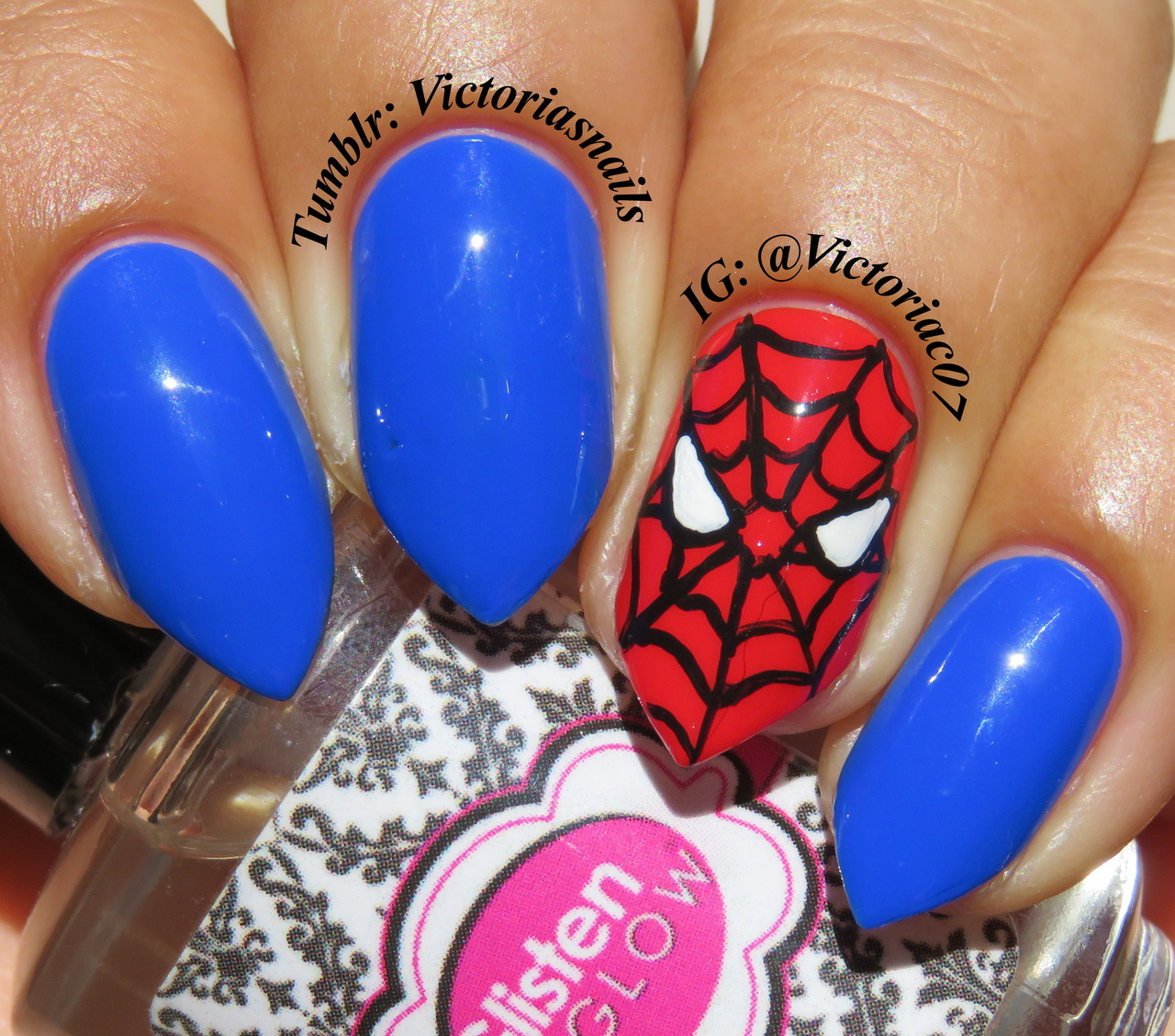 Spider man nails #nailz #ytshorts #naildesign #nailart #nail  #naildecoration #spiderman #viral - YouTube