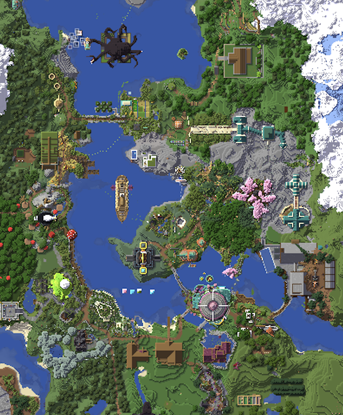 Hermitcraft Map