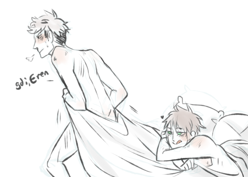 shignekis:  wow Eren just let the guy take a leak then y’all can start bonkin again