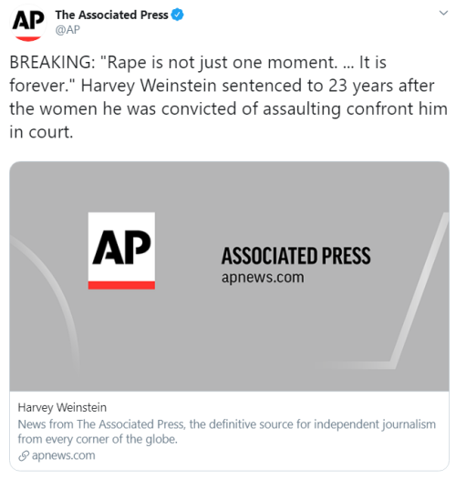 profeminist: BREAKING: “Rape is not just one moment. … It is forever.” Harvey Wei