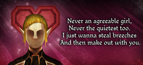 imperatoralicia: Please enjoy these Dragon Age themed Valentine’s cards! (Character images use