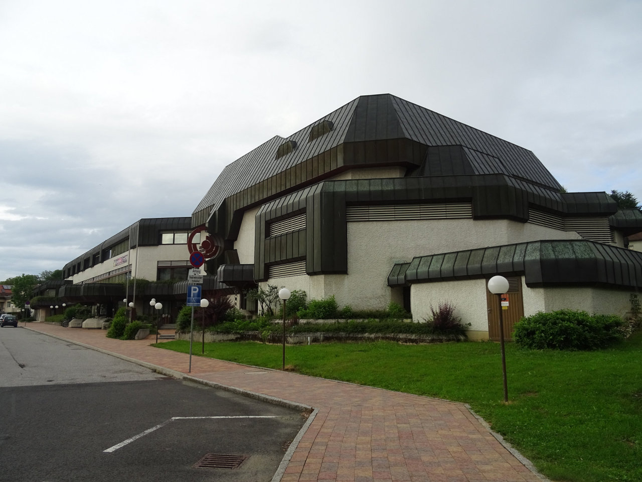 Cultural Center (1977-82) in Oberschützen, Austria, by Herwig Udo Graf