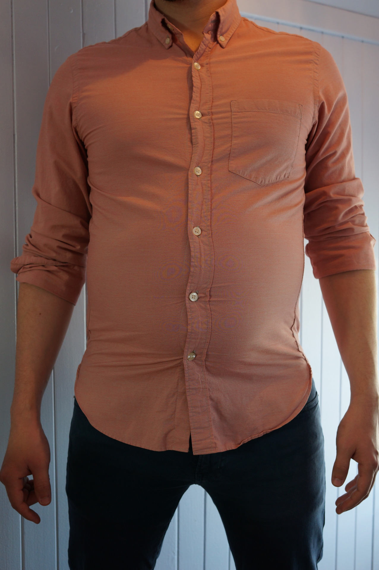 eatdeepfriedgrits:  Tighter? The same? I haven’t lost any weight, that’s for