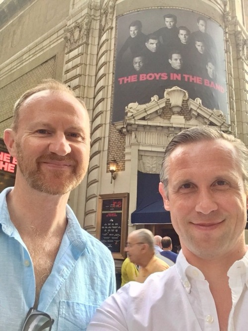 lavenderandvanilla: prax82: Mark and Ian at Boys in the Band on Broadway. twitter.com/IanHal