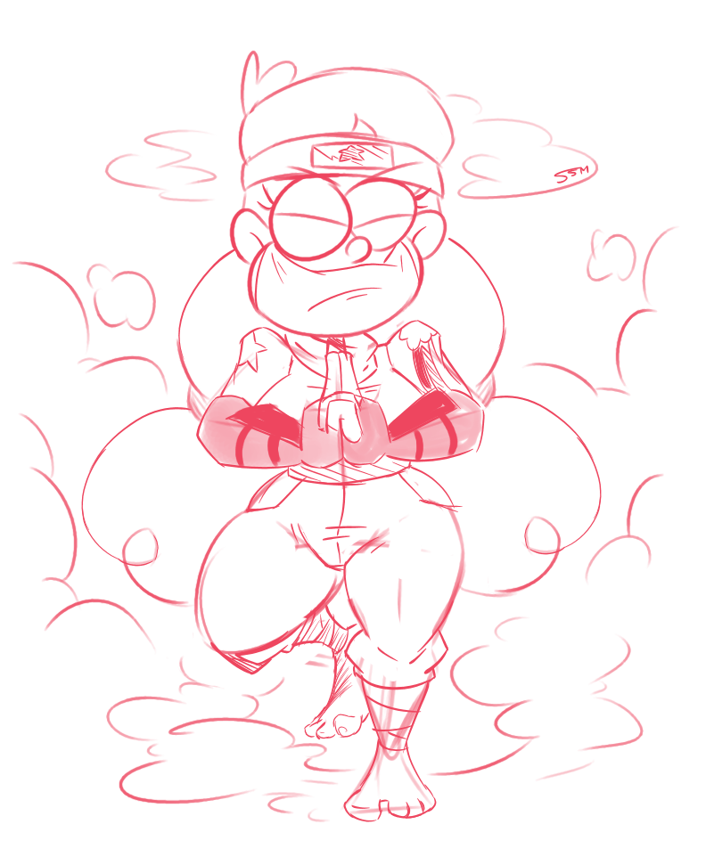 chillguydraws: strongstarz93:  supremesolarmann: ninja mooble @chillguydraws  Poof