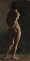 gayartists:Seen from Behind (1829–46), Hippolyte Flandrin French