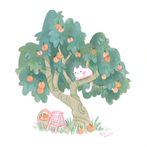 electricgale:#peachtober20 Day 27: Orchard