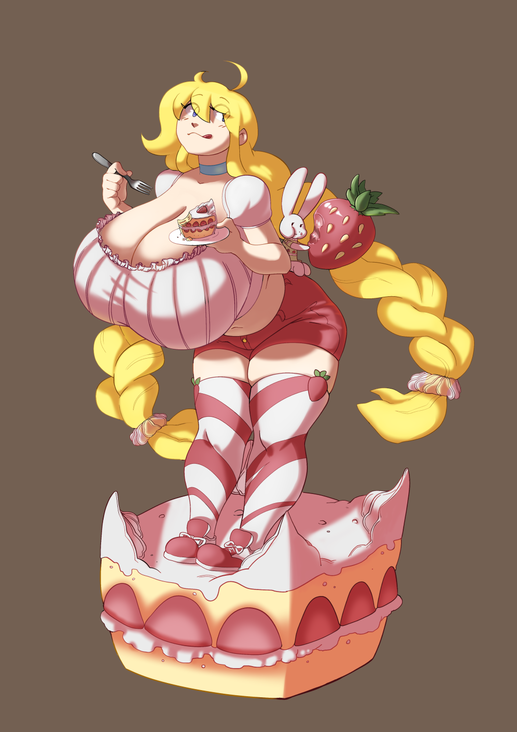 cosmicminerals:  Strawberry Shortcake Cassie for @theycallhimcake ! I miss rendering