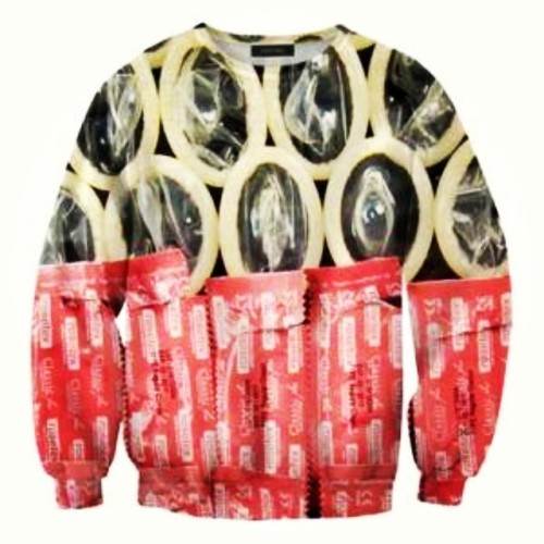 lifebeat: Starting to feel a chill in #NY. Time to break out the condom sweater! #safetyfirst #condo