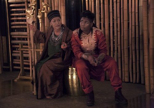 shakespearesglobeblog:Richard II on the Sam Wanamaker Playhouse stage.   Adjoa Andoh 