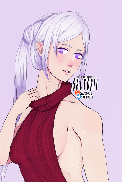 Edelgard, Virgin Killer Sweater for the 3houses kink meme.