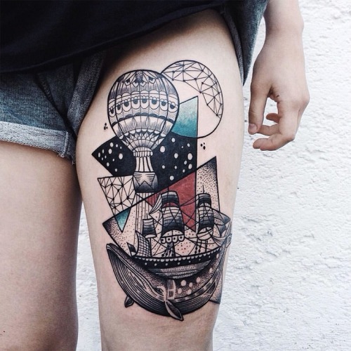 did-you-kno:  mymodernmet:  Meticulously Elegant Tattoos Created with Thousands of Intricate Dots  Yes, please. 