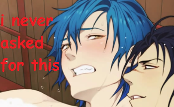 kokmaeda:  im laughing so hard because sometimes aoba’s face during the sex scenes
