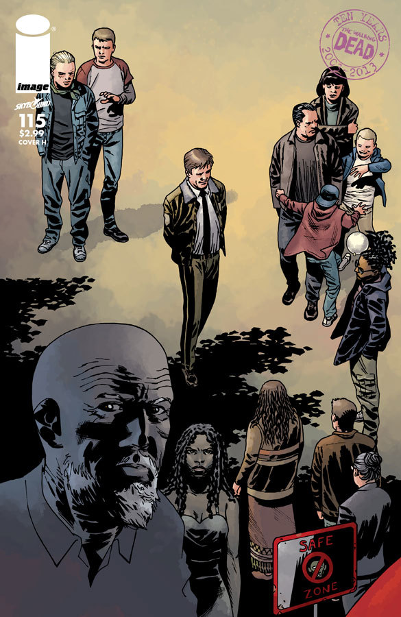 xombiedirge:  The Walking Dead #115 Variant Covers by Charlie Adlard You can also