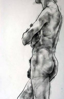 phillipdvorak:One of my figure drawings — charcoal on paper (20minute pose).http://phillipdvorak.tumblr.com/USAhttp://phillipdvorak.tumblr.com/http://www.phillipdvorak.com/