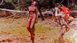 andreis-reaper:  Cannibal Holocaust (1980) The amazing thing about this particular scene, is that the director was actually arrested in Milan shortly after the films premiere on charges for obscenity, but later they actually accused him of murdering the