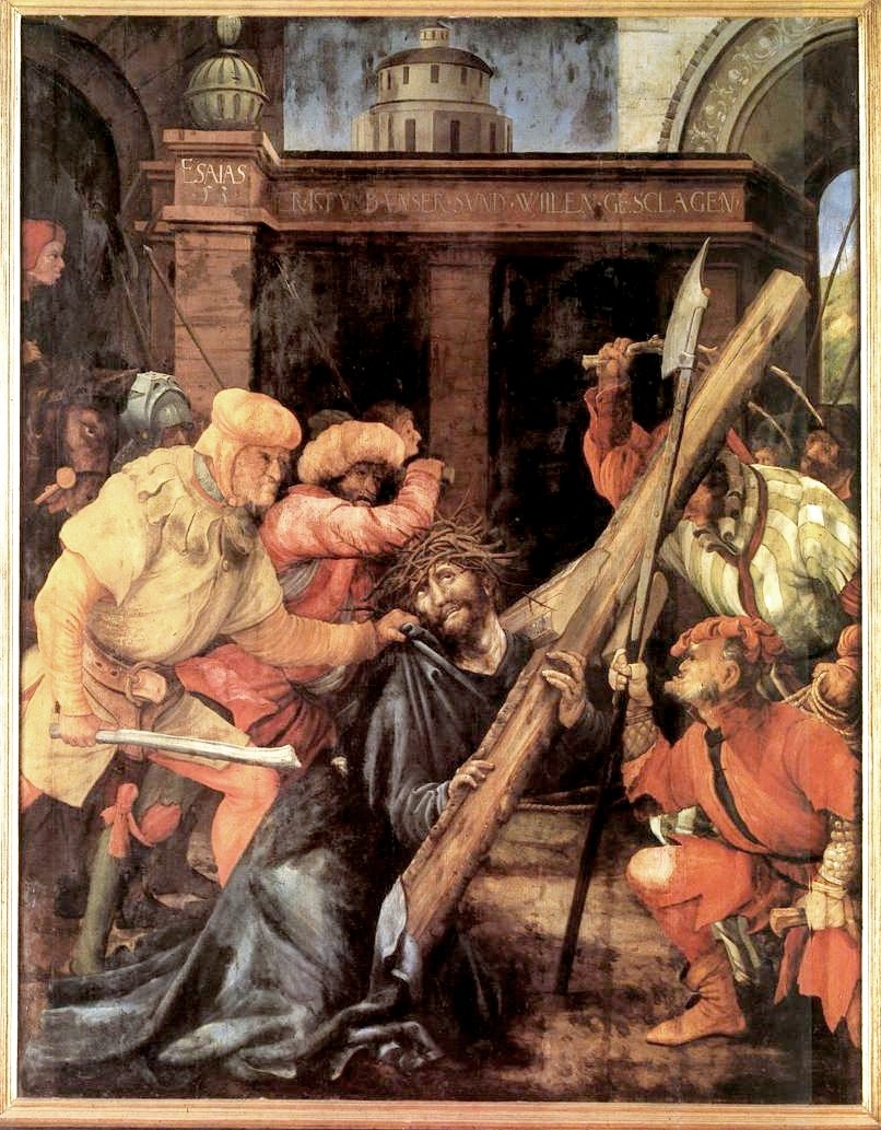 Matthias Grünewald (Würzburg, ca. 1480 – Halle, 1528); Christ carrying the Cross,