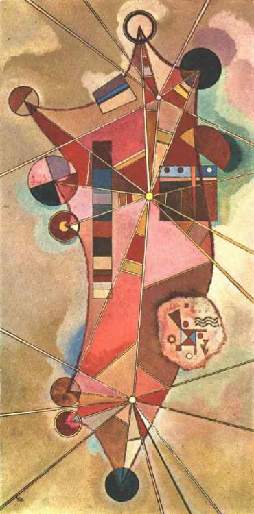 artist-kandinsky:Fixed points by Wassily Kandinsky