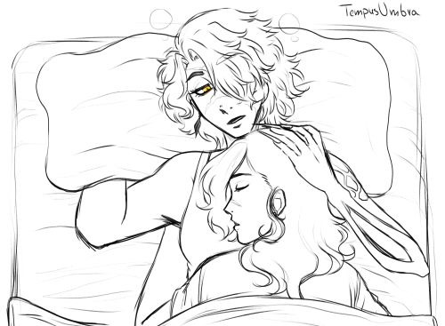 tempusumbra: Sketch commission of sleepy CinWin for @scham-wcanThank you so much again for commissio
